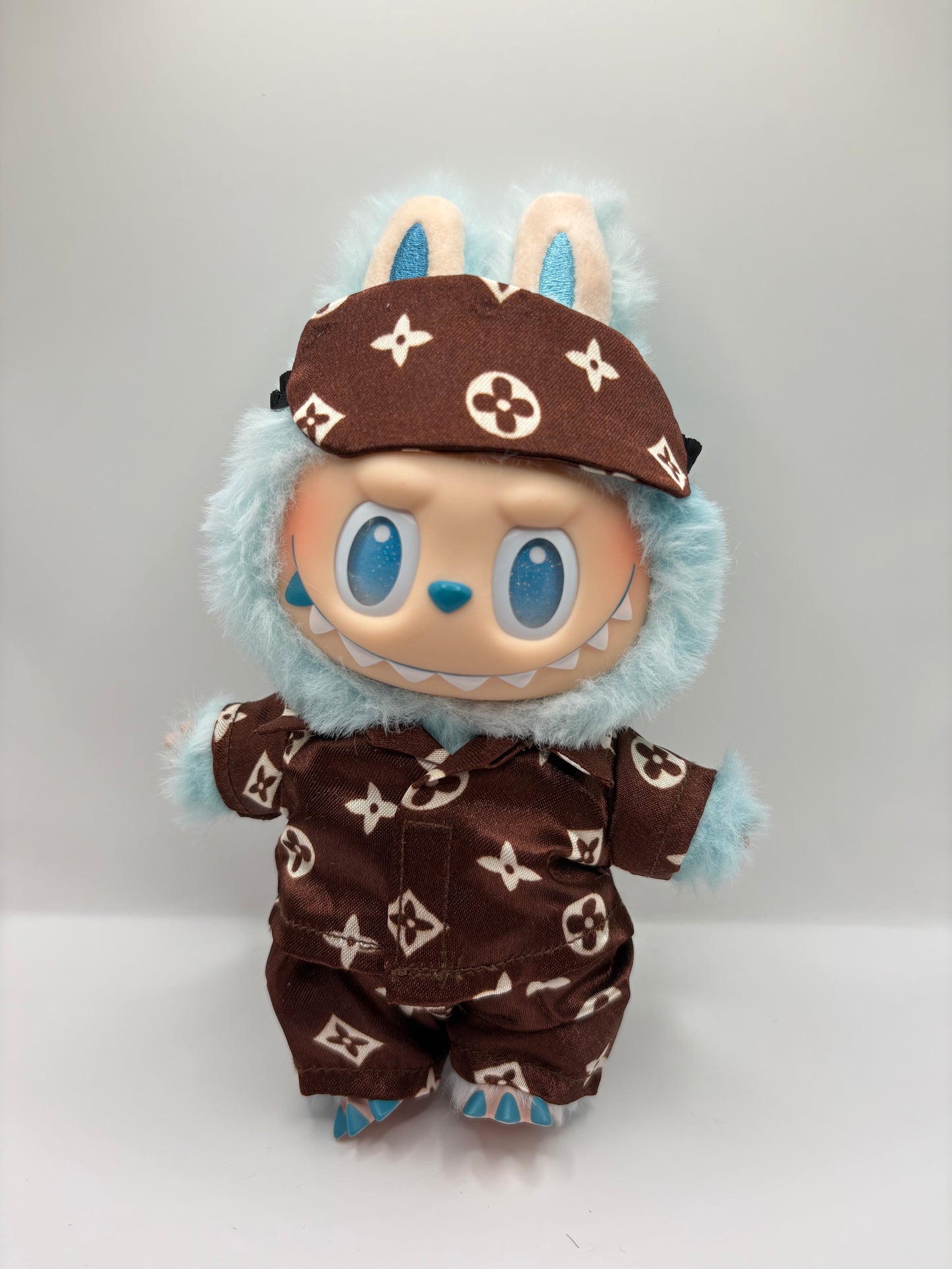 Labubu Luxury Pajamas Set with Matching Mask (Doll not Included)