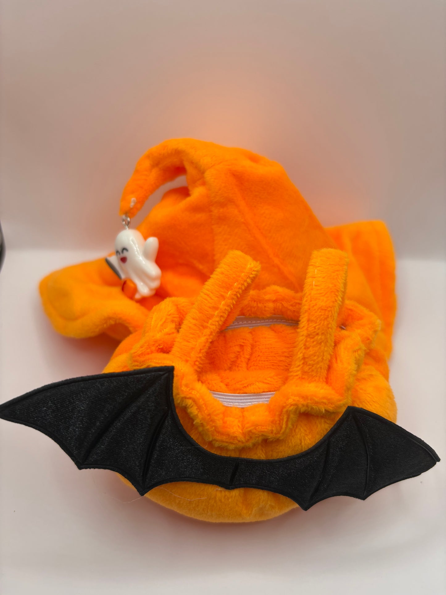 Labubu Pumpkin Costume with Witch Hat (Doll not included)