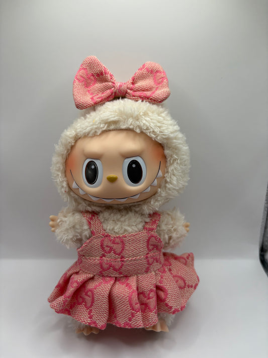 Labubu Luxury Dresses with Bow Set (Doll not Included)