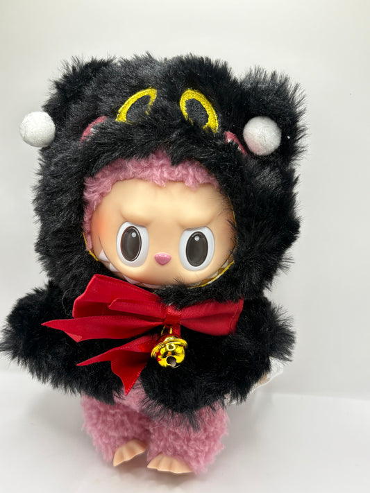 Labubu Halloween Black Cat costume (Doll not Included)