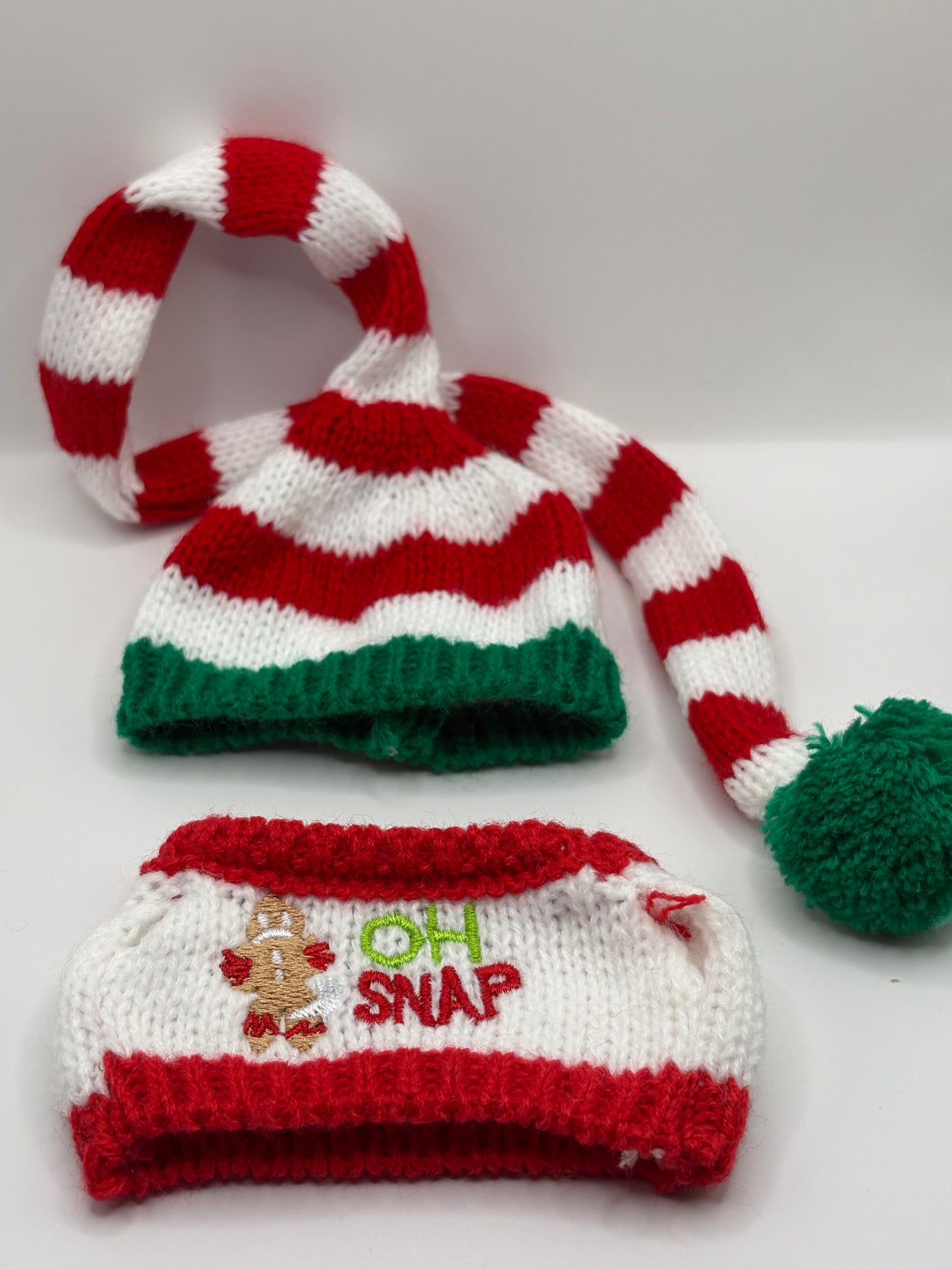 Labubu Christmas Santa, Elf,  Oh Snap Sweater set and Snowman Costumes (Doll not Included)
