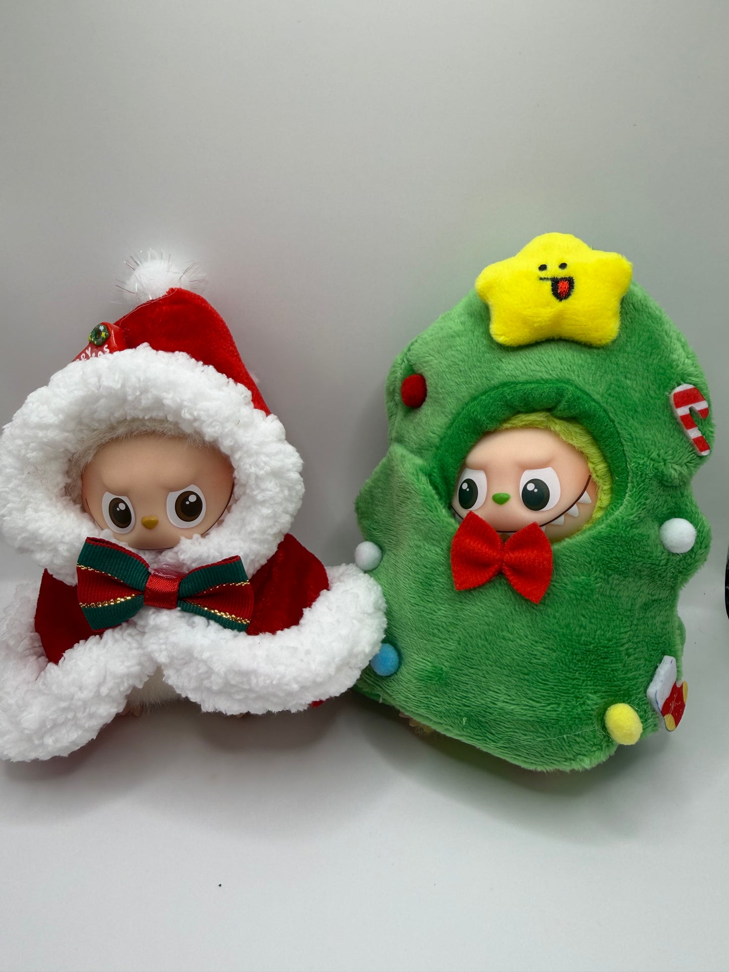 (Clothes Only) Mini Labubu V4 Christmas outfits