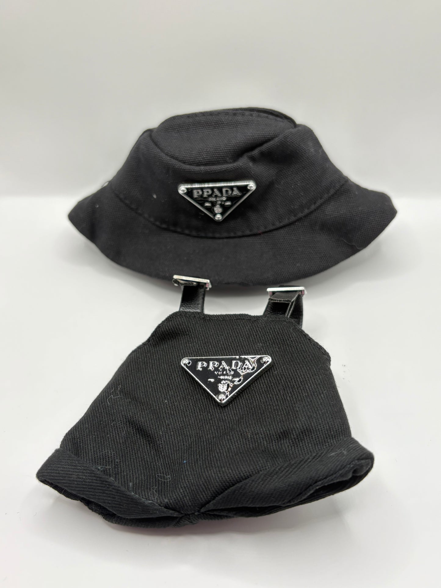 Labubu Overalls and Bucket Hat Luxury Set (Doll not Included)