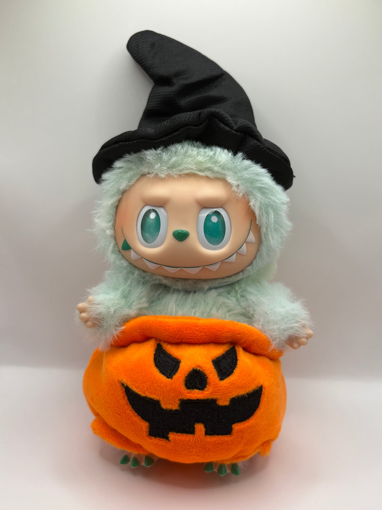 Labubu Pumpkin Costume with Witch Hat (Doll not included)
