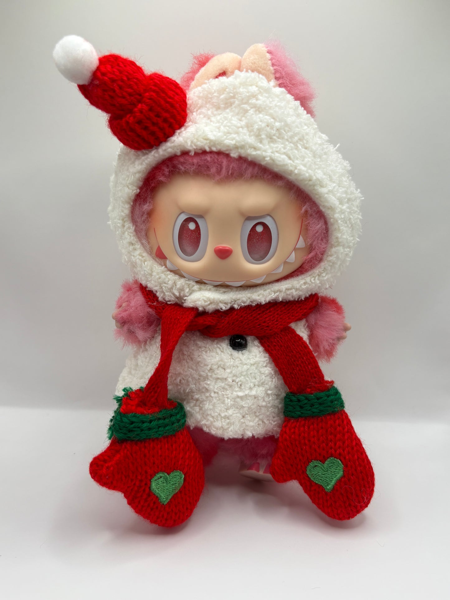 Labubu Christmas Santa, Elf,  Oh Snap Sweater set and Snowman Costumes (Doll not Included)