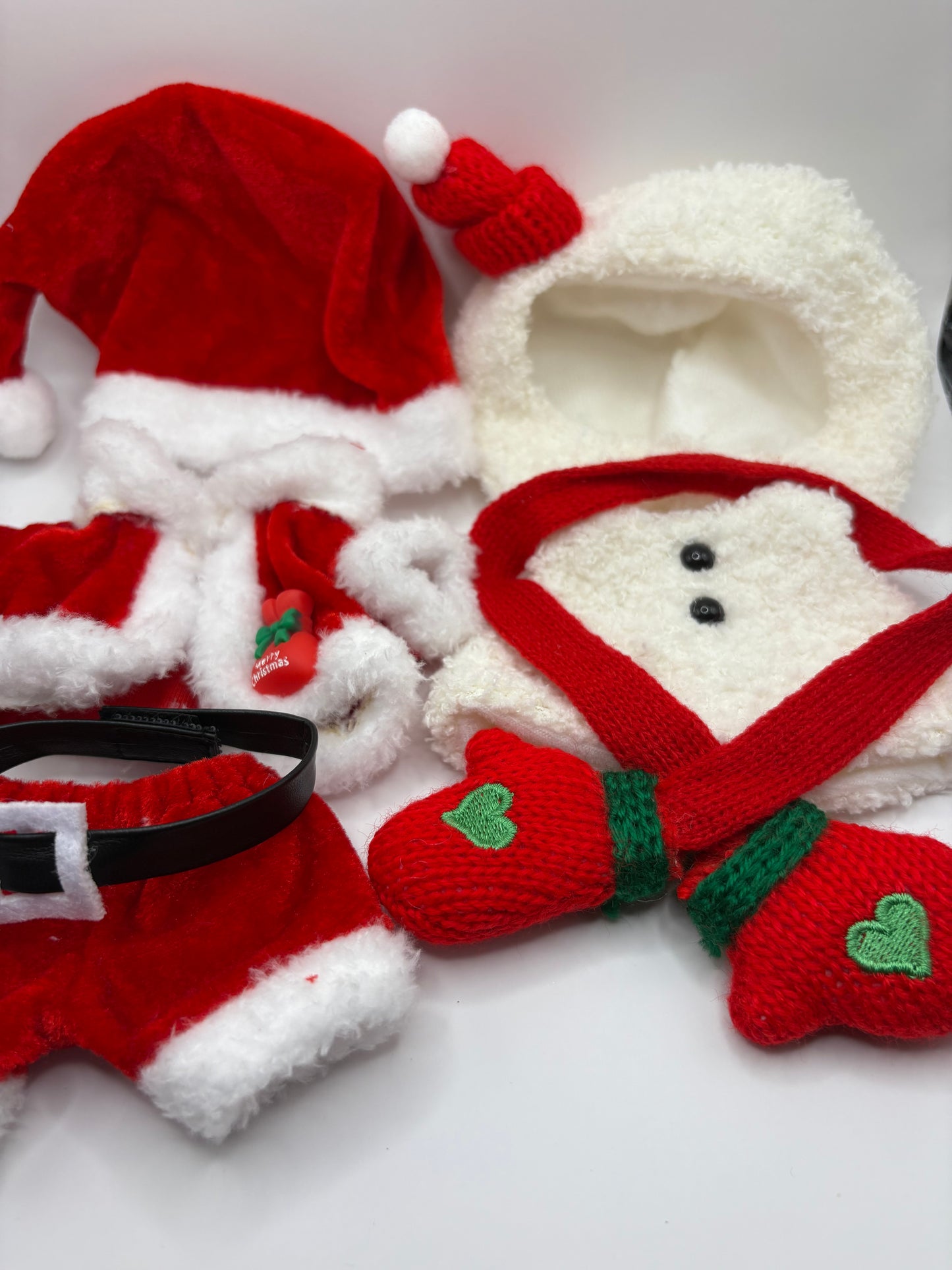 Labubu Christmas Santa, Elf,  Oh Snap Sweater set and Snowman Costumes (Doll not Included)
