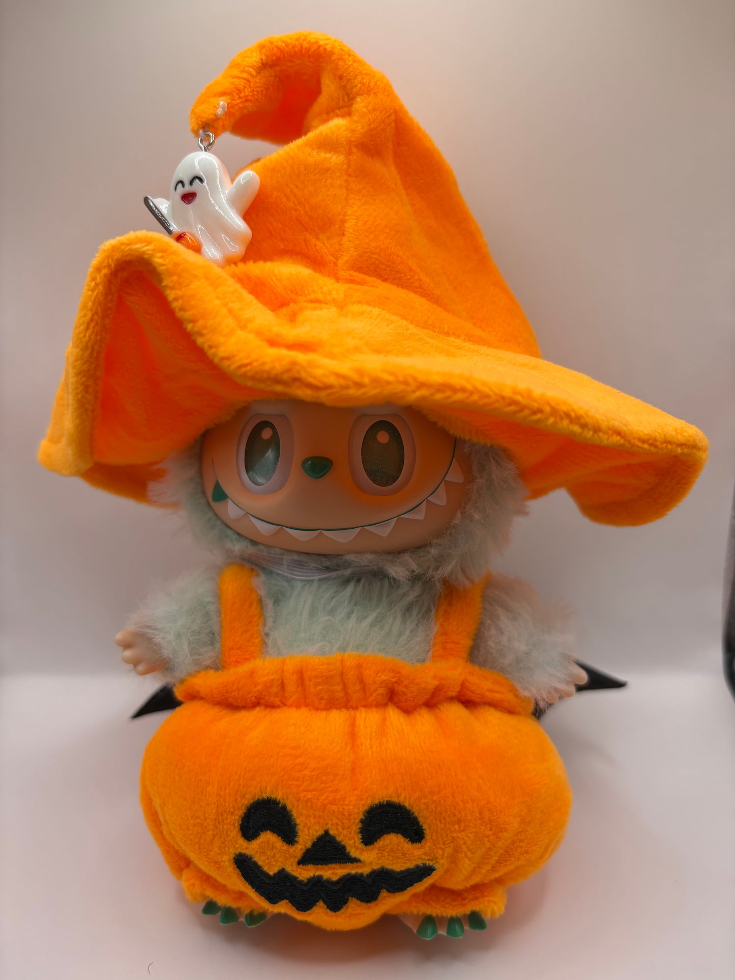 Labubu Pumpkin Costume with Witch Hat (Doll not included)