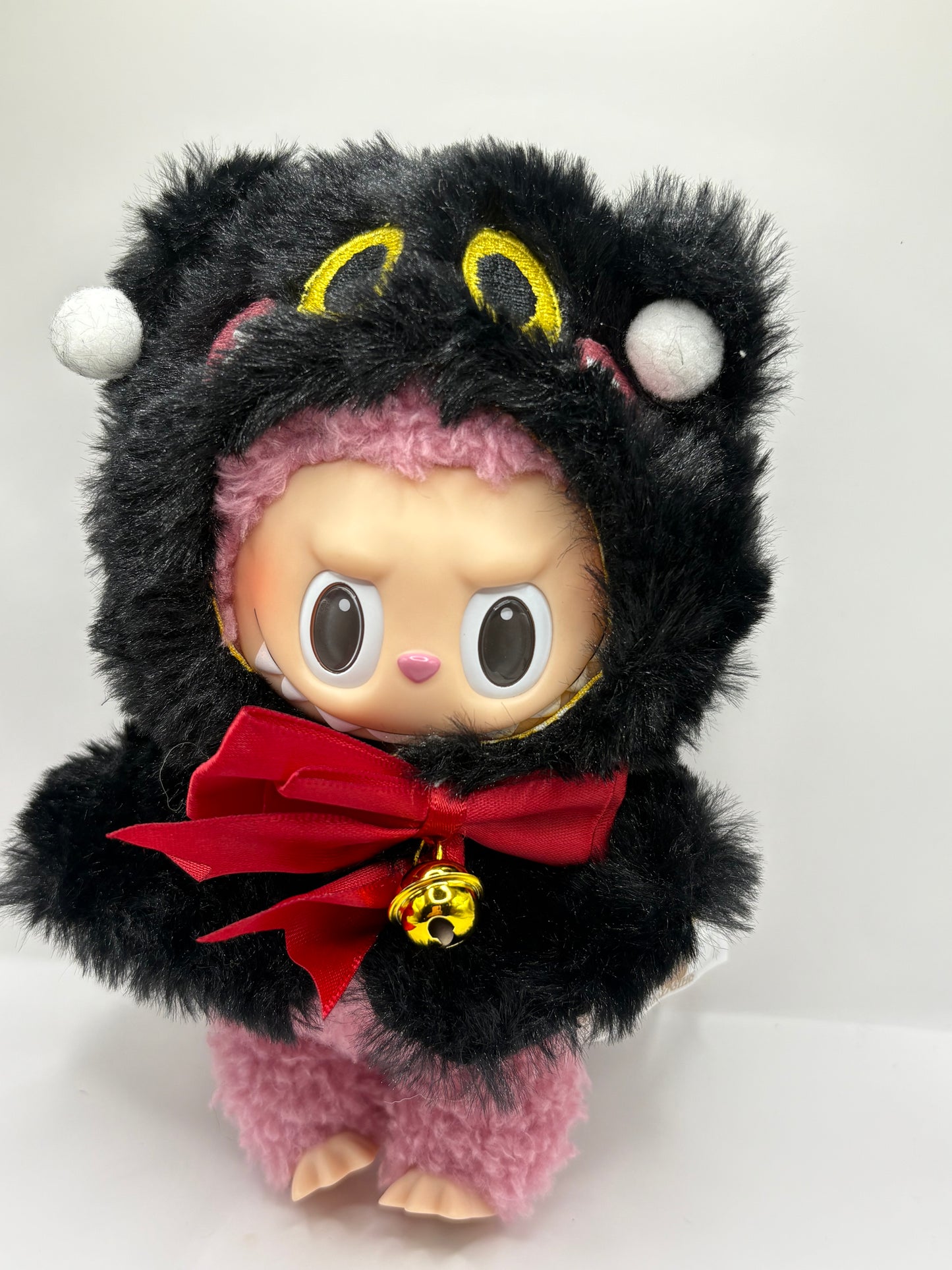 Labubu Halloween Black Cat costume (Doll not Included)