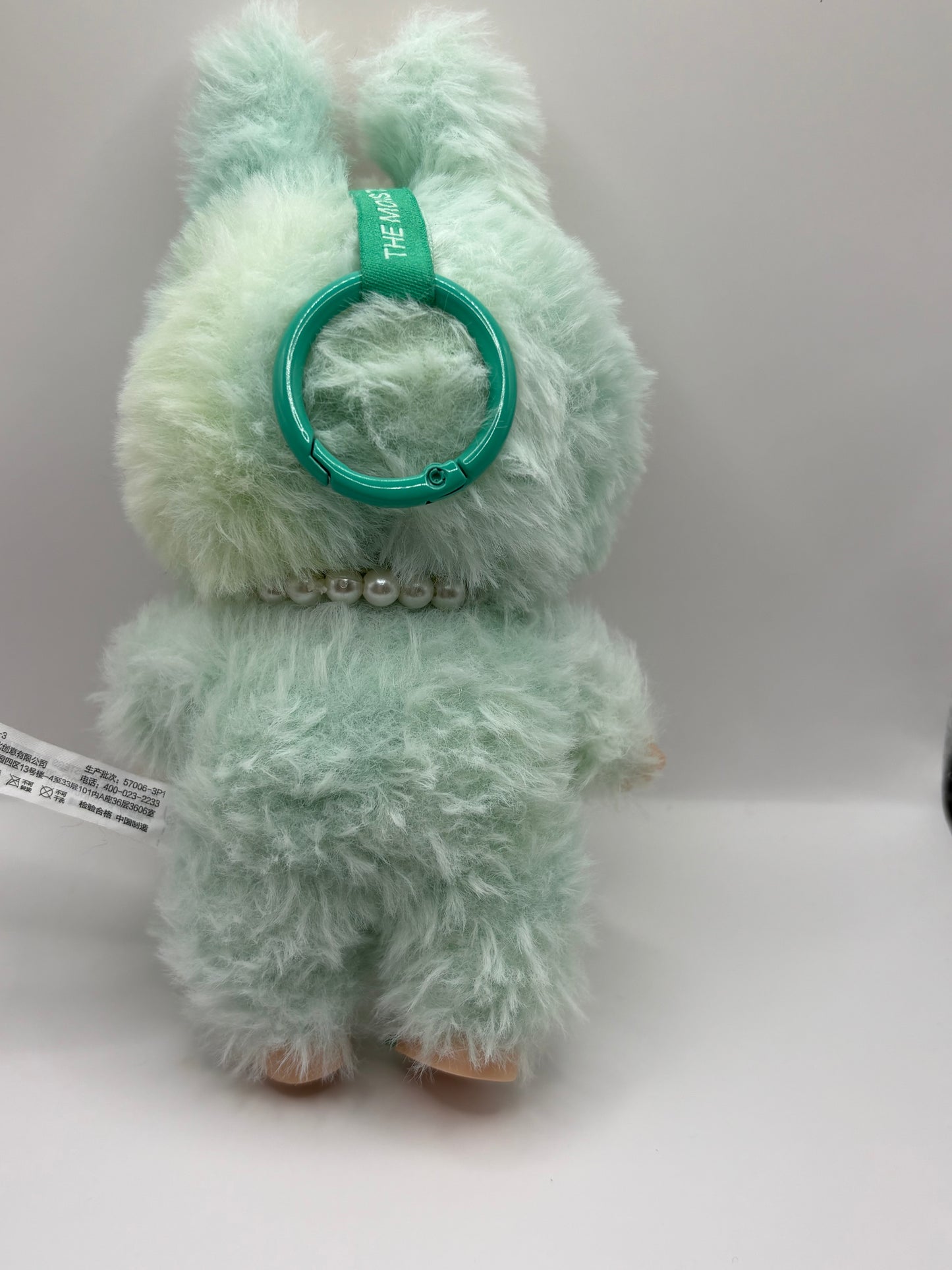 Labubu Pearl Silver Heart necklace (Doll not included)